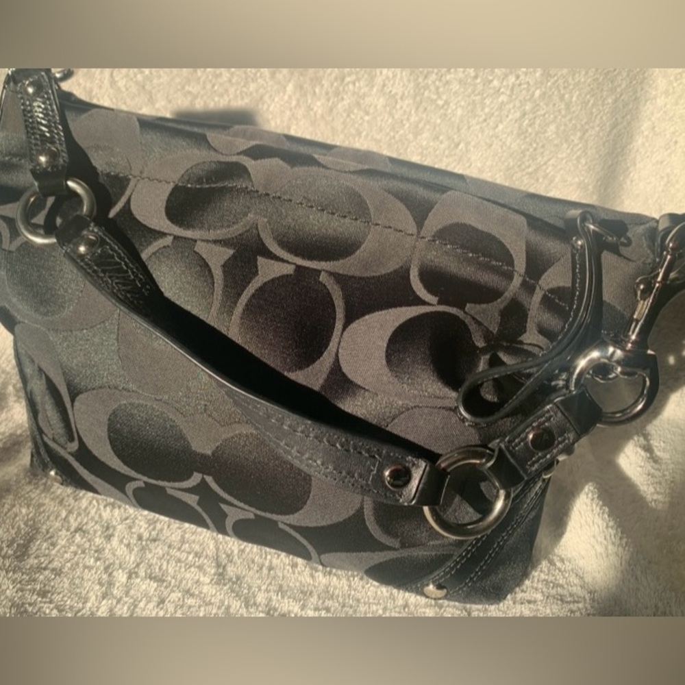 Black coach purse